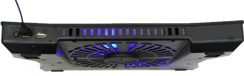 Notebook Laptop Kühler mit LED + USB Hub 23 cm Lüfter für 15 – 17 Zoll (38cm x 30,5cm) - 3