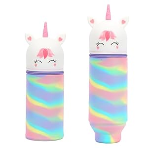 MKKZLPN Kawaii Estuche Silicona Escolar,Estuche