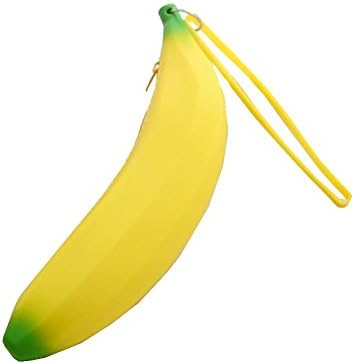 Funny Banana Plush Wallet Purse Hand-Painted Girls Headset Card Bag (1pcs pack)