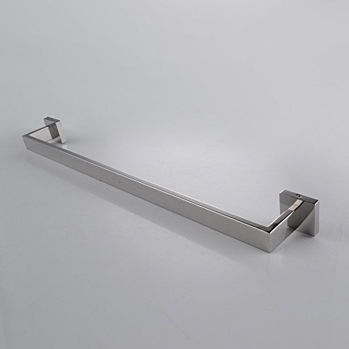KES A2500 Single Handtuchhalter / Handtuchstange für das Badezimmer, Wand montierbar, polierter Edelstahl - 3