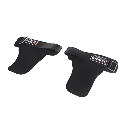 Preisvergleich Produktbild Elviray Pro Gewichtheberhandschuhe Schwerlastgurte Krafthebehaken Beste Kreuzheben Einstellbare, mit Neopren gepolsterte Handgelenkbänder