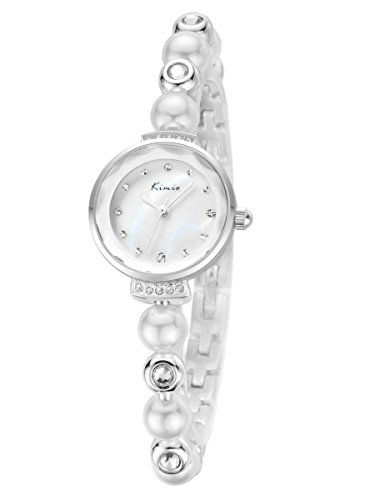 Alienwork Quarz Armbanduhr Armreif Kette wickeln Quarzuhr Uhr Strass elegant silber Metall YH.KW6026S-02 Alienwork Quarz Armbanduhr Armreif Kette wickeln Quarzuhr Uhr Strass elegant silber Metall YH.KW6026S-02