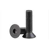 Rpi shop - M5 x 12mm CSK Head Allen Cap Screws, Bright Finish, high tensile, Machine Thread, Quantity - 50 Pcs