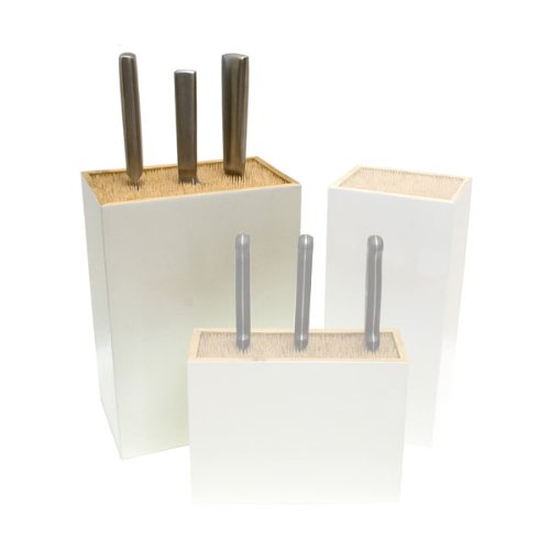 Ekobo MIKOTO Bloco facas L Branco/Natural