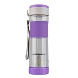 100 nuevo y de alta calidad Qewmsg Viajes 550ml Saludable Taza de té Portable Recorrido de la Botella de Agua del Deporte Taza del Viaje con Filtro colador de té Sello Botellas 3 Colores