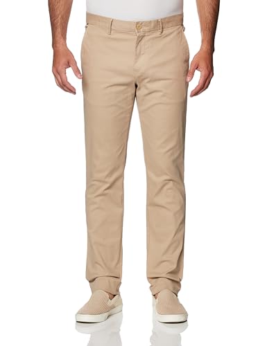 Tommy Hilfiger Men's Bleecker Essential Twill Slim Fit Chinos, Beige (Beige), 28W/30L