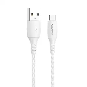 Portronics Konnect A POR-1179 1M Type-C Cable with PVC Heads (White)