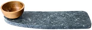 SPARQ Soapstone Board & Wooden Bowl, 0.1 x 0.1 x 0.1 cm