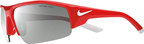 Preisvergleich Produktbild Nike Herren Sonnenbrille Skylon Ace Xv Ev0857, Silber (NvrstyRd / WHW / GrySlL), 75