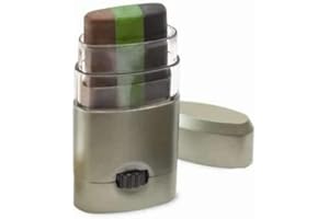 HHH HUNTING Green Camouflage Army Face Paint - Vibrant Woodland Colours Halloween Decorations Costume - Haloween Party Make Up Kit Use for Fancy Dress, Military Camo and Camo Face Paint