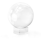 GLAS DEKORATION: Nicht nur beim Fotografieren mit Handy oder Kamera macht der Glasball eine gute Figur. Er eignet sich auch hervorragend als Kristall Schmuck in Ihrem Wohnzimmer - z.B. auf dem Regal als effektvolle Licht Kugel.