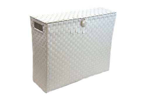 Arpan Toilet Roll Holder Bathroom Multipurpose Storage Unit Polypropylene Woven On Metal frame – White by ARPAN - 4