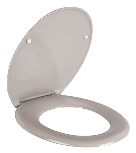 WC-Sitz Siena manhattan | Toilettensitz | WC-Brille aus Duroplast-Kunststoff | Soft-Close Absenkautomatik | Fast-Fix-Schnellbefestigung | Toilettendeckel | Klodeckel | WC Deckel | Klobrille - 5