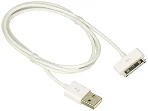 Generic 3 Feet Data Sync Transfer and Charging USB cable for iPhone 4 , 4S, 4G , iPod Touch (White)