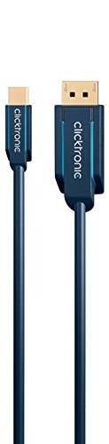 Clicktronic Casual Mini DisplayPort-Adapterkabel (Audio/Video Adapter von DisplayPort auf Mini DisplayPort, 2m) - 4