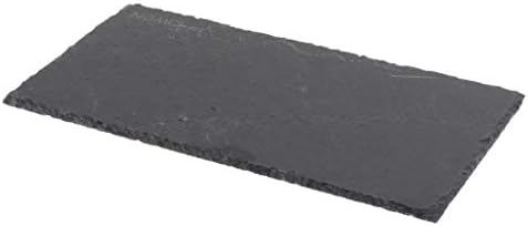 perfk Rectangle Reptile Lizard Turtle Food Bowl Feeding Dish Basin Natural Rock Plate 30x15cm