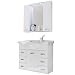 Produktbild trendteam smart living Aqua Badezimmer 2-teilige Set Kombination, Melamin, korpus weiß, 87 x 194 x 50 cm