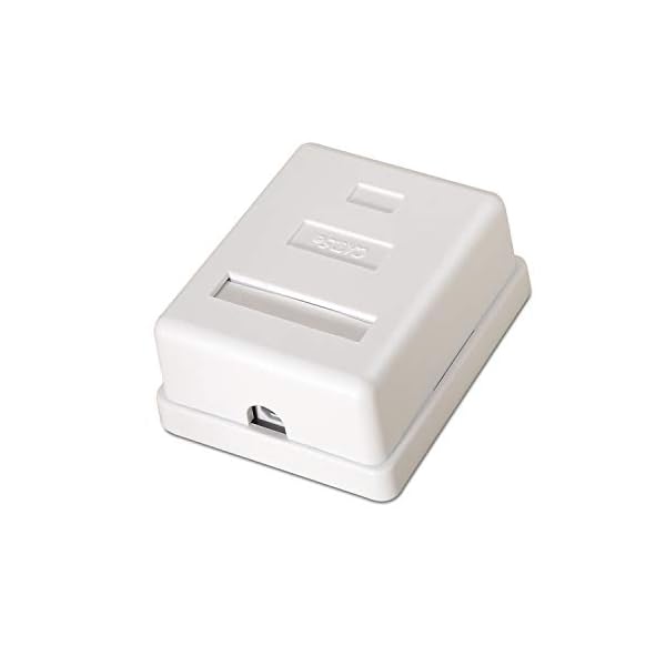 AISENS A138-0296 - Roseta de Superficie RJ45, Color Blanco - Image 5