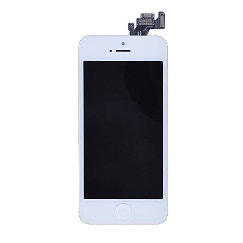 LL Trader Nuevo Blanco LCD de Reemplazo Para iPhone 5 5G A1428 A1429 Pantalla T  ctil de Repuesto con Herramientas  Bot  n de inicio   el sensor de c  mara   Flex 