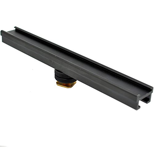 ATian Adjustable 8" Rail 20cm Flash Bracket Hot/Cold Shoe Extension for Led Video light Microphone - Image 3