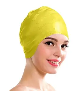 Aurion Swimming Kit with Ear Protection Cap (Yellow Cap)
