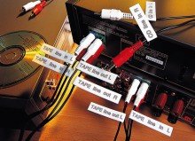 Preisvergleich Produktbild Brother TCM91 Etiketten schwarz, transparent