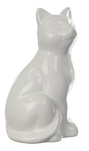 wunderschöne Spardose,Sparbüchse weiße Katze ca. 20 cm