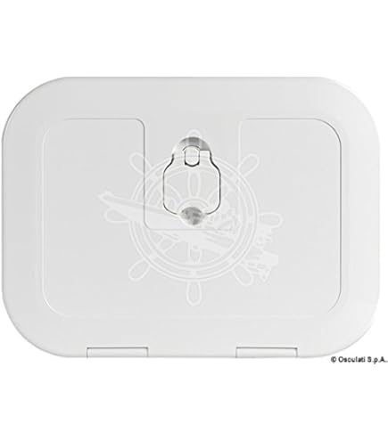 Portello A Filo Osculati 380x280 Mm Bianco - Sportello Ispezione Per Muri - Foto 9