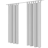 Diese edle Gardine verfügt über extra breite Schlaufen, wodurch dieses wunderschöne Wohn-Accessoire eine sehr elegante Optik erhält und zudem sehr einfach aufgehängt werden kann.