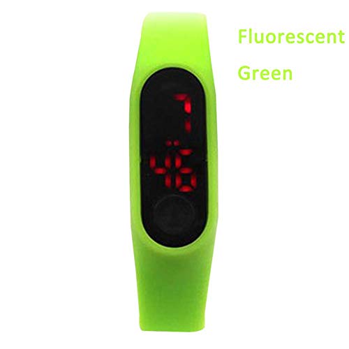 Preisvergleich Produktbild hifuture Kinder Uhr Gefärbt Silikon Uhrenarmband Studentenuhr Antitranspirant Atmungsaktiv Sportuhr LED Bildschirm Armband