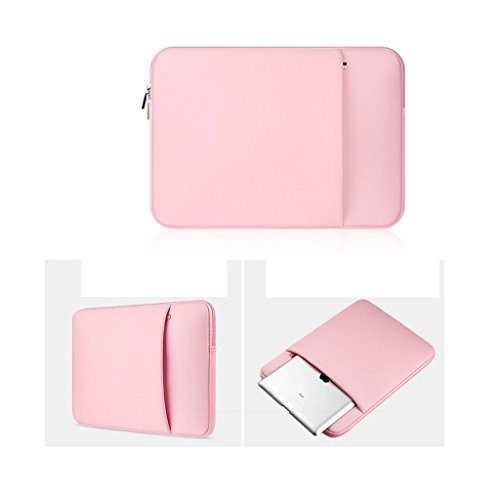 Reißverschluss Laptop Hülle Schutz Hülle Case Cover Schutzabdeckung Notebook Hülle für MacBook Pro / Air – Rosa, 13 Zoll - 3