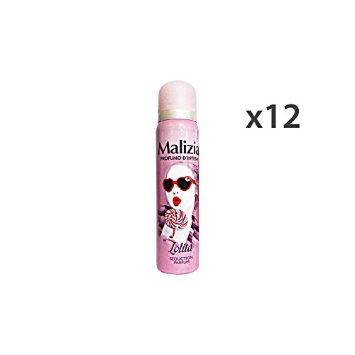 MALIZIA Damen Deo Lolita Seduction – 12er Pack, Je 100 Ml, Sprühdeo Mit Duft