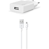 ttec SmartCharger Seyahat Şarj Aleti, 2.1A ve Micro USB, 120cm Kablolu, Beyaz