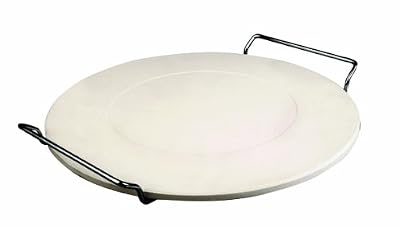 Ibili 778333 Pierre pour Pizza avec support 33 cm