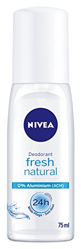 NIVEA 6er Pack Deo-Zerstäuber für Frauen, Ohne Aluminium, Deo-Schutz, 6 x 75 ml, Fresh Natural