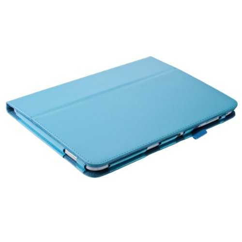 SVS – 3in1 LUXUS SET Note 10.1 2014 Edition + Folie + Pen Samsung Galaxy SM P600 P605 Tasche Hülle Etui Tab 3 10.1 (Hellblau) - 4