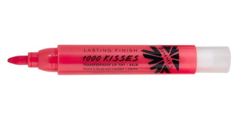 RIMMEL LASTING FINISH 1000 KISSES LIP TINT & BALM 500 UNSTOPPABLE RED