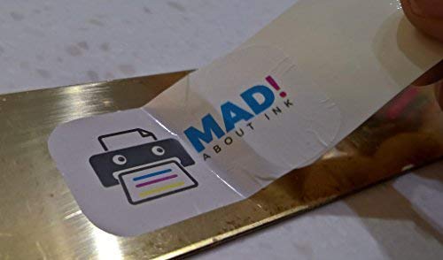 Blanco calcomanía impresión papel para impresoras láser y copiadoras 5x a4 láminas