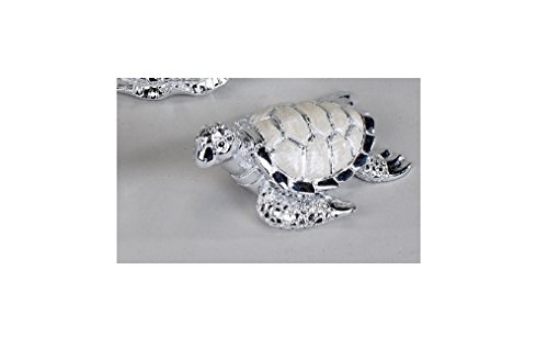 Schildkröte silber Perlmutt Optik 9 cm formano