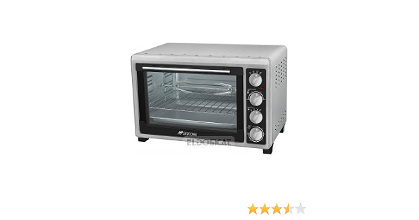 Sekom SGFR-43VGS fornetto con tostapane 43 L Nero, Argento 2000 W :  Amazon.it: Casa e cucina