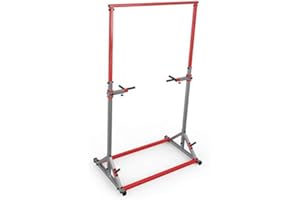 K-Sport Adjustable Power Tower Multi Function Pull up Station for Strength Training - Dip Stand Workout Fitness Bar - Push up Equipment of Home Gym Exercise