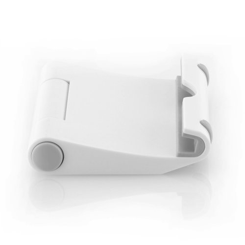 deleyCON Universal Tablet Ständer – Winkel verstellbar für iPad / Galaxy Tab usw – mit & ohne Case nutzbar – Weiß - 9