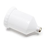  WilTec Ersatzteil Airbrushpistole Farbbecher Farbbehälter Kunststoff für HVLP LVLP 500ml