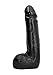 Produktbild Belgo Prism X-man - AB05 - All Black Mathias - Dildo in Penis Form, strukturiert, mit Hoden - schwarz - ca. 20 cm lang - Ø ca. 50 mm