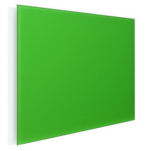 Artina® Memoboard aus Glas Magnet- und Schreib-Tafel – 70×100 cm – inklusive Stift, Magneten und Schwamm – Grün - 5