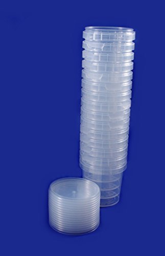 20x Universal Kunststoff Dose mit Deckel Industriestandard Rund Ø 69mm, Fassungsvermögen 155ml (20 Dosen) - 2