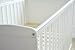 Solid Wooden Baby Cotbed Cot Bed Toddler with Top Changer & Premier Water repellent Mattress Made in England