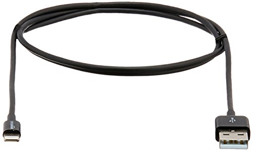 AmazonBasics Ladekabel Lightning auf USB, 0,9m, zertifiziert von Apple, Schwarz - 9
