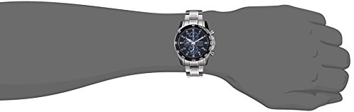 Seiko Sportura Chronograph Stainless Steel Bracelet Gents Watch SNAE63P1