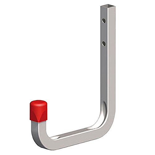 8 x SECOTEC® Universalhaken verzinkt 80 x 120 mm Belastbarkeit 80 kg Stahlhaken Garagenhaken - 2